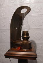 Decorative ships lamp, Ships cabin light - Glas, Metaal