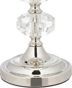 Relaxdays tafellamp fluweel - E14 fitting - nachtkastlamp, Verzenden, Nieuw