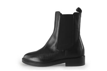 Manfield Chelsea boots in maat 38 Zwart, Verzenden, Zwart, Overige typen, Zo goed als nieuw