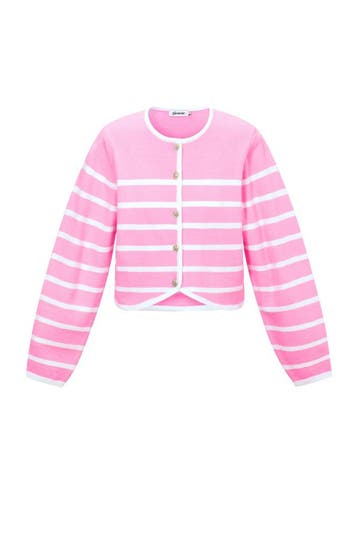 Dames Gebreid Vest met Strepenpatroon | Kort Model |, Kleding | Dames, Truien en Vesten, Verzenden, Nieuw