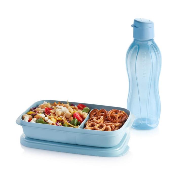 Tupperware Lunchset, Huis en Inrichting, Keuken | Tupperware, Blauw, Nieuw, Ophalen of Verzenden