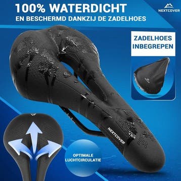 2dekans | NEXTCOVER® Fietszadel - MountainBike - Memory Foam, Ophalen of Verzenden, Zo goed als nieuw, Nextcover