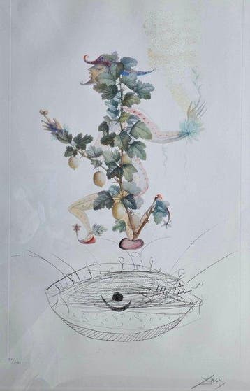 Salvador Dali (1904-1989) - Flordali. Reverence du
