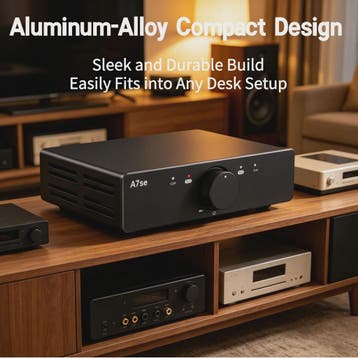 ALSOZONE A5se Desktop HiFi Versterker - 140W x 2 Krachtige C, Verzenden, Nieuw