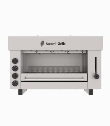 Naomi Grills PB.4.G | Pita Grill | Gas | 4 Branders | RVS |, Ophalen of Verzenden, Nieuw in verpakking