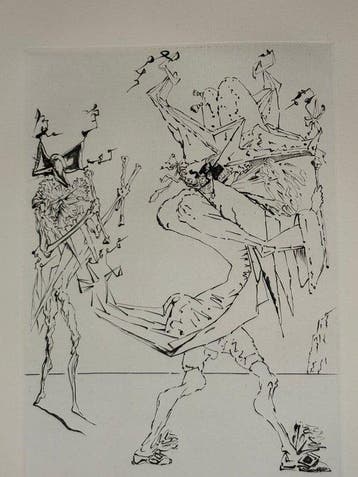 Salvador Dali (1904-1989) - Le Tricorne (El sombrero de tres