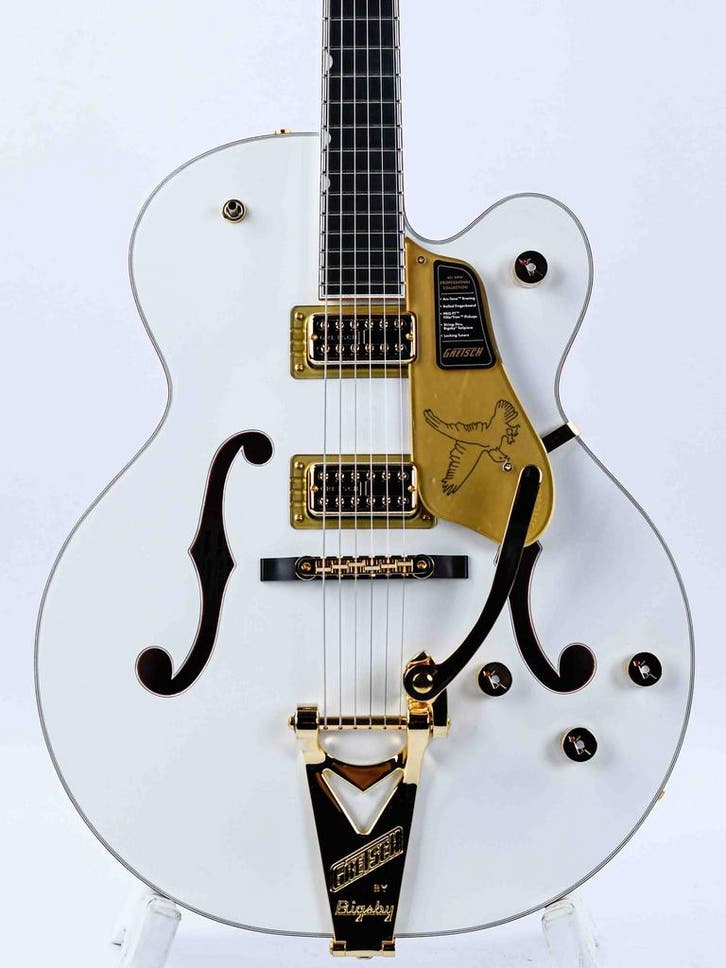 Gretsch Falcon Hollow Body String-Thru Bigsby White, Muziek en Instrumenten, Snaarinstrumenten | Gitaren | Elektrisch, Hollow body