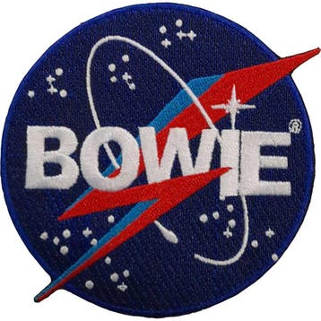 David Bowie - Nasa - patch officiële merchandise, Ophalen of Verzenden, Nieuw, Kleding