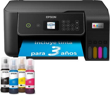 Epson EcoTank ET-2870 - WiFi - Nu 54% retourkorting, Computers en Software, Zwart-en-wit printen, All-in-one, Zo goed als nieuw