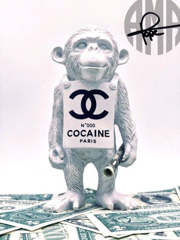 AMA • Pope (1985) - Paris Coco Chimp - Chanel & Banksy