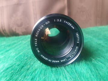 Minolta MC Tele Rokkor-QD 3.5/135mm | Cameralens, Nieuw