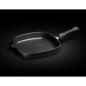 AMT Gastroguss Vierkante grillpan – 28 cm – BBQ rhombus, Ophalen of Verzenden, Nieuw, Aluminium, Overige typen