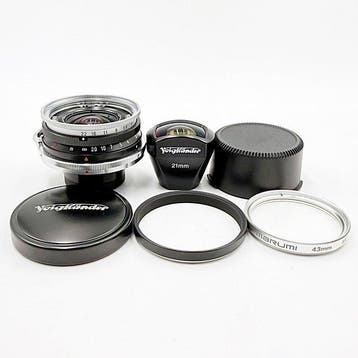 Voigtländer COSINA COLOR-SKOPAR 21mm F4 Nikon Smount Prime, Nieuw