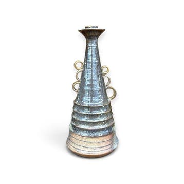 Masami Kobayashi – Sculpturale Kasama-yaki-vaas met