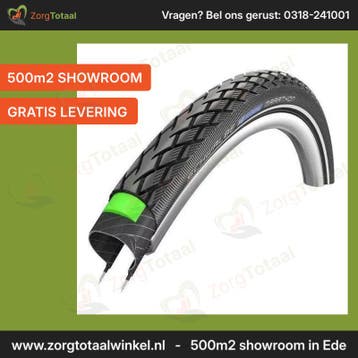 Rolstoel buitenband Schwalbe Marathon 20 inch - 20x1.75 (4.., Diversen, Ophalen of Verzenden, Nieuw, Handbewogen rolstoel