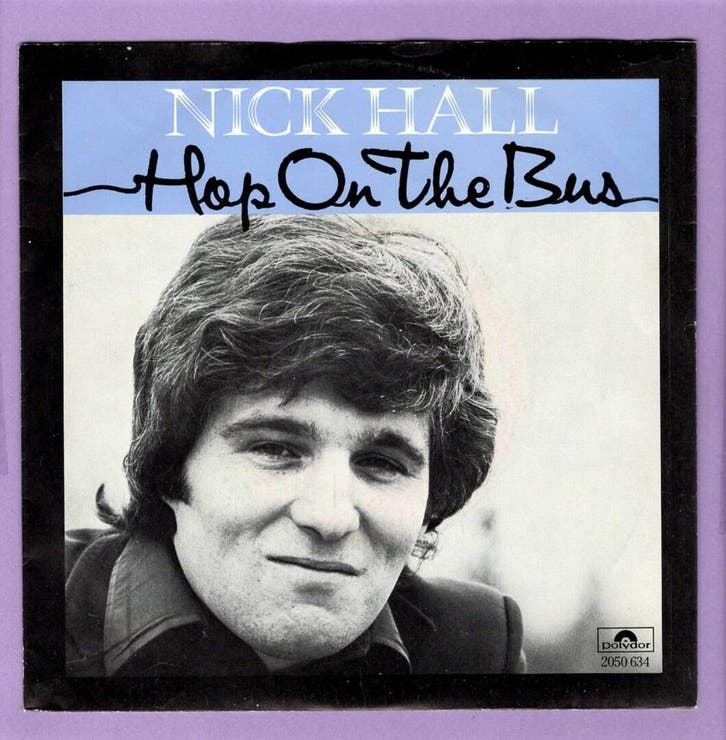 Nick Hall – Hop On The Bus / Love Couldnt Carry Us Through, Cd's en Dvd's, Vinyl Singles, Ophalen of Verzenden