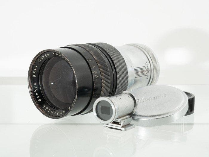 Sankyo Komura 3,5/135mm LTM L39 with S.K. 135mm finder |, Audio, Tv en Foto, Fotocamera's Analoog