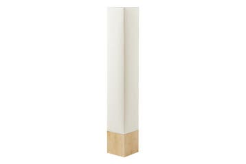 Staande lamp AGAPUNE 120cm bamboe naturel bruin met witte, Ophalen of Verzenden, Nieuw