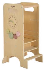 Moni Toys Big Ben 4-in-1 Houten Leertoren met Glijbaan, Verzenden, Nieuw