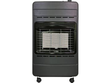 Qlima opvouwbare-verrijdbare gaskachel GH 342 RV zwart, Nieuw