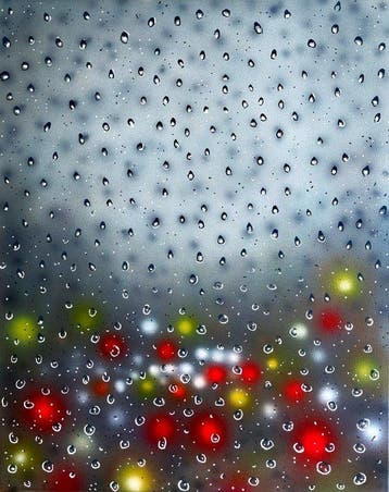 Daniel Polyakov (XXI) - Abstract night rain