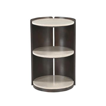 Nachtkastje Niva Botticino marmer 40 cm | Starfurn, Ophalen of Verzenden, Nieuw