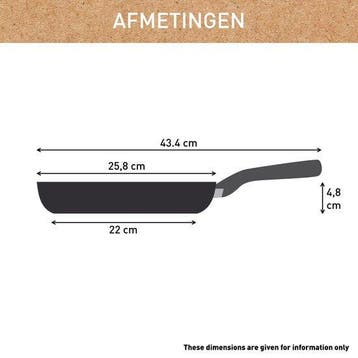 Tefal Revive - Koekenpan - Ø24 cm - Keramisch - PFAS-vrij, Verzenden, Nieuw