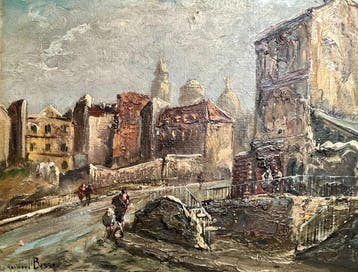 Raymond Besse (1899-1969) - Rue St Vincent View Montmartre