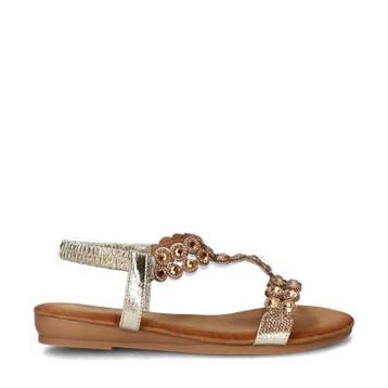 Dolcis sandalen voor dames in het Goud, Dolcis, Overige kleuren, Verzenden, Nieuw