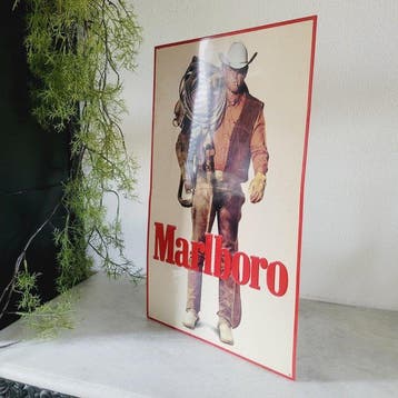 Philip Morris Inc. Marlboro Reclamebord, 1970 - Reclamebord