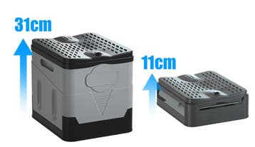 Opvouwbaar Camping Toilet met Afvalzakken Auto Toilet, Verzenden, Nieuw