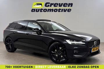 Volvo V60 2.0 B4D R-Design | Black Edition | Pano | Memory |, Automaat, Euro 6, Zwart, 360° camera