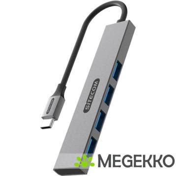 Sitecom USB-C to 4x USB-A Tiny hub, Verzenden, Nieuw, Sitecom