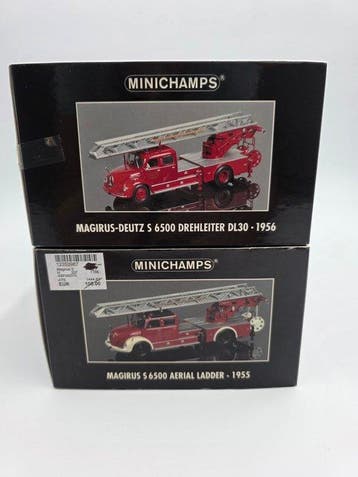 Minichamps 1:43 - Model vrachtwagen (2) - Magirus-Deutz S, Nieuw
