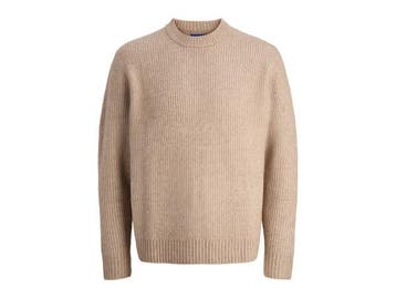 Veiling - Jack &amp; Jones York Ollie Knit Crew Neck Mocha M, Nieuw