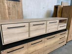 Vanche tv-dressoir, kleur fresh oak, Nieuw, Overige materialen