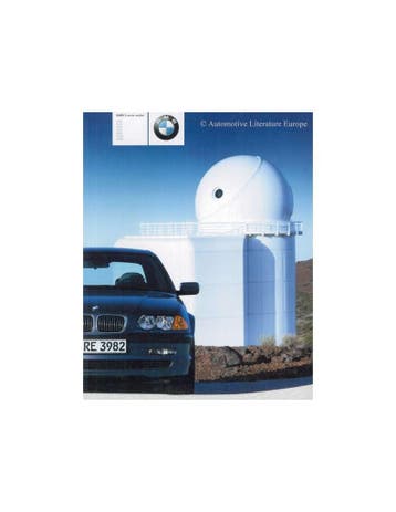 2000 BMW 3 SERIE SEDAN BROCHURE NEDERLANDS, Nieuw, BMW, Author