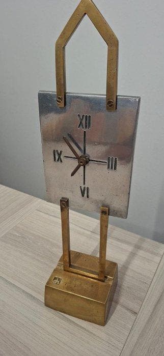 Tafelklok - David Marshall - Messing - 1990-2000, Antiek en Kunst, Curiosa en Brocante