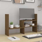 vidaXL Monitorstandaard (39-72)x17x43 cm grenenhout, Computers en Software, Verzenden, Nieuw