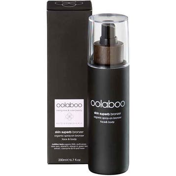 Oolaboo  Skin Superb  Bronzer  Organic SprayOn Bronzer Face, Verzenden, Nieuw