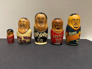 NBA Matroesjka - Speelgoed - 1980-1990 - V.S., Antiek en Kunst, Antiek | Speelgoed