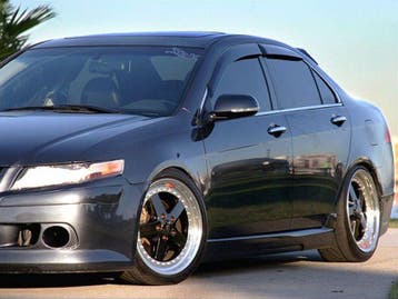 SK-Import Zijwindscherm Plak 4-Drs Smoke Honda Accord, Ophalen of Verzenden, Nieuw, Honda, Spatbord