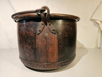 Openhaard accessoire - Koper - Antieke koperen haardkete