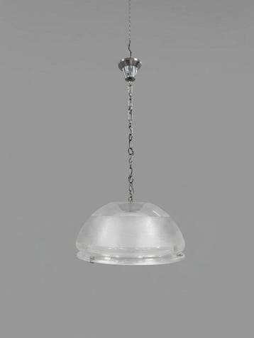 Plafondlamp - Staal - Italiaans Ruimtevaarttijdperk Licht, Antiek en Kunst