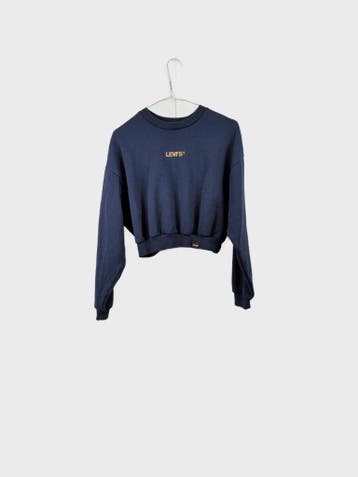 Levis Sweatshirts Dames maat S Marineblauw Vintage, Kleding | Dames, Truien en Vesten, Ophalen of Verzenden, Nieuw