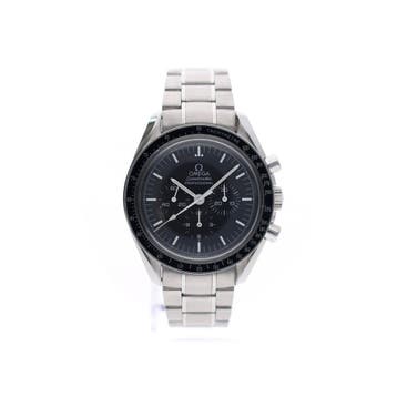 Omega Speedmaster Professional Moonwatch 3570.50.00; Here..., Ophalen of Verzenden, Gebruikt, Staal, Overige merken