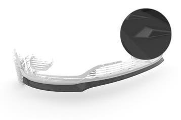 Cup spoilerlip met ABE voor Mercedes Benz EQA (H243) CSL686-, Verzenden, Nieuw