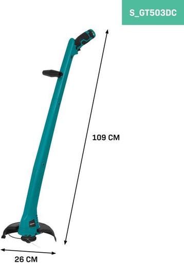 2dekans | VONROC Grastrimmer 12V - Incl. Accu, usb-c kabel, Ophalen of Verzenden, Zo goed als nieuw