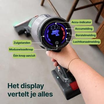 500W Steelstofzuiger - Met Dweilfunctie - Kruimelzuiger - Fl, Verzenden, Zo goed als nieuw, Geschikt voor harde vloeren, Steelstofzuiger