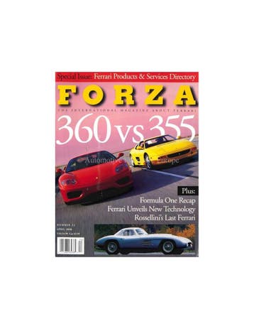 2000 FERRARI FORZA MAGAZINE 22 ENGELS, Nieuw, Ferrari, Author